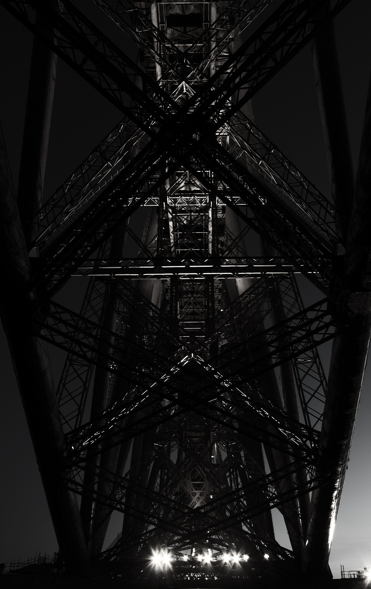 Underside of the Forth Rail Bridge